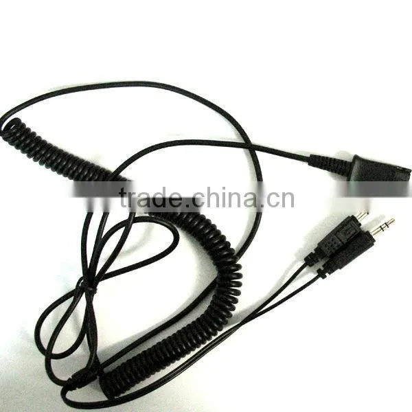 Comfortable noise cancelling computer headphone for call center HSM-900RPQDJ3.5D