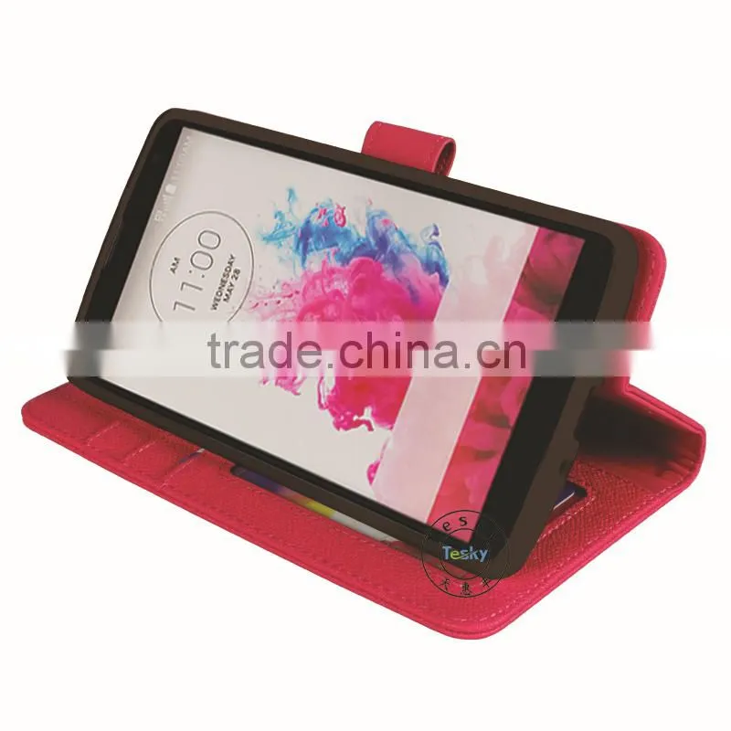 for lg g vista vs880 cover, funky fake leather flip protective case for lg g vista vs880
