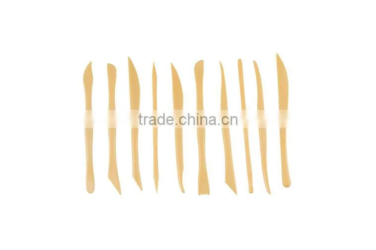 10 pcs High Quality Wooden Clay Tools With Double Sided Ends
