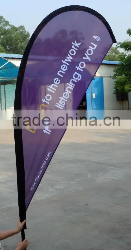 standing flags