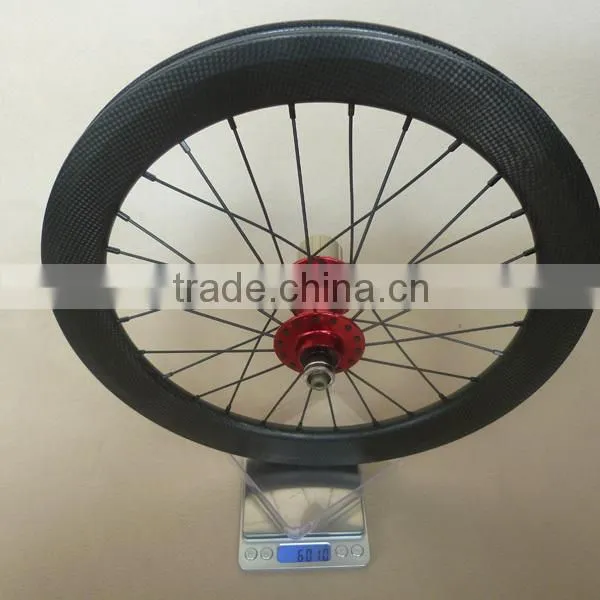 16inch 349 carbon wheels clincher 16'349 bmx wheels Front:20H Rear 28H