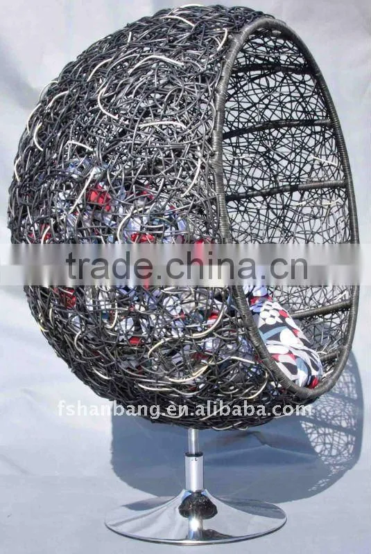 Wicker Rattan Swivel Chair