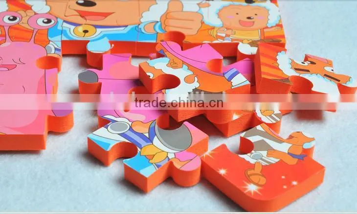 New products for 2014 hot sale IQ game/kids' intelligence eva puzzle for promotion gift
