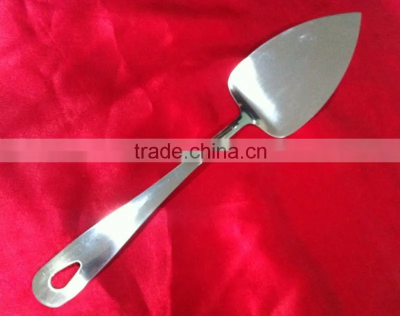 2014 high grade mirror polish new design big cake server