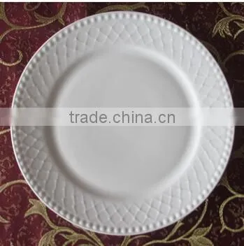 embossed new bone china America market new design tableware