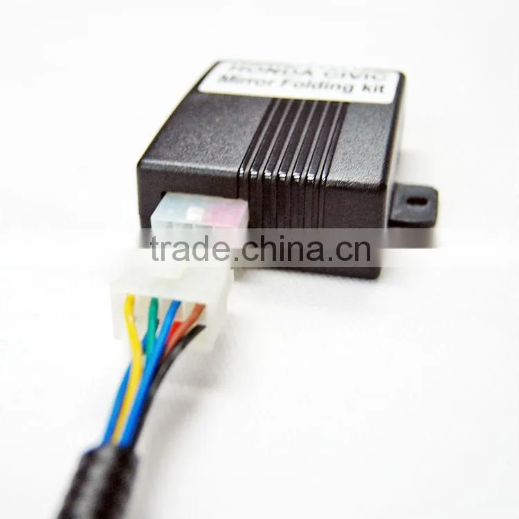 Easy installation auto power mirror folding kit