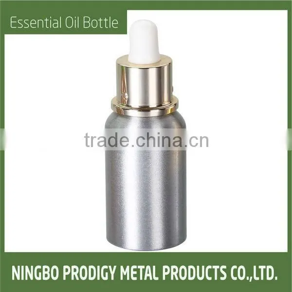 ALUMINUM COSMETICS BOTTLE WITH DROPPER