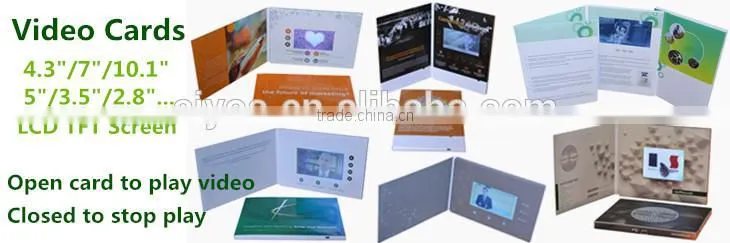 2.4 inch Screen Video Name Card Good For Advertising