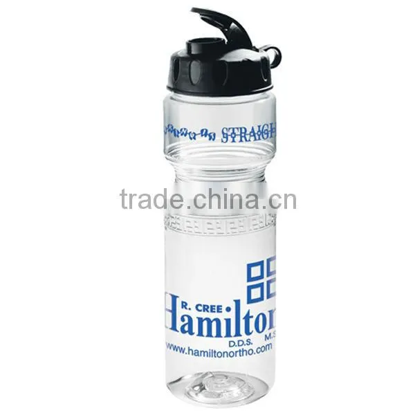 BPA free 840ml/28oz PET clear sport bottle