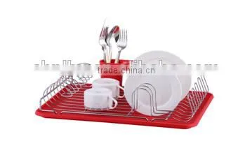 LBY factory directly supplies fashionable dish rack with tray and cutlery holder