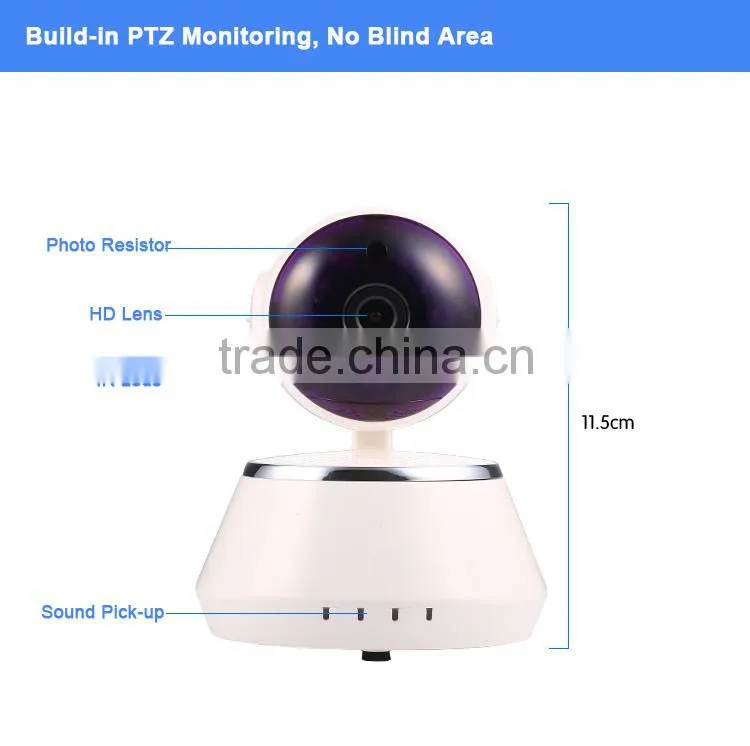 Kendom Factory Cheap Price Two Way Audio wifi camera 720P 1Megapixel wireless video camera support SD Card cctv wireless camera
