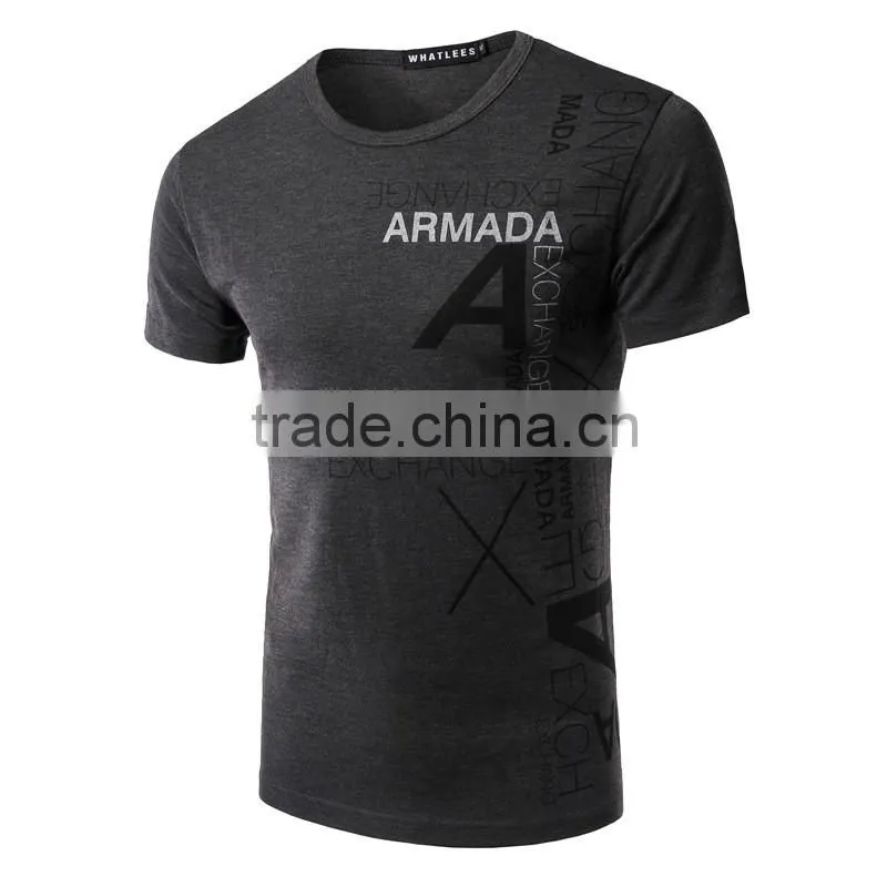Presley OEM T Shirt For Men With Custom Logo Printing Made in China