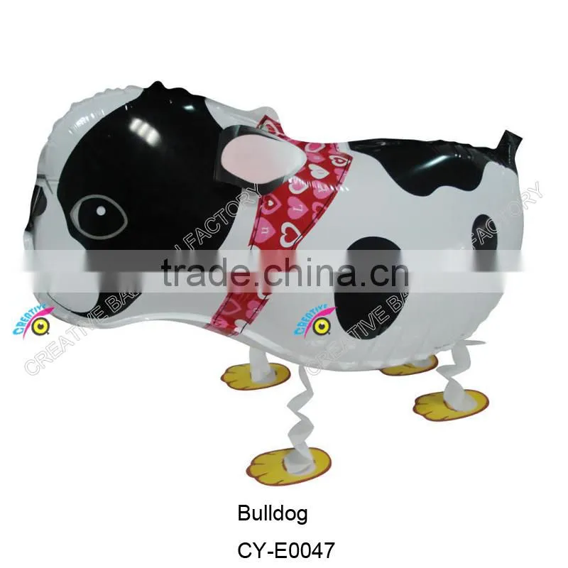 2015 wholesale animal shaped walking pet balloon helium walking pet balloon different color walking spot dog balloon