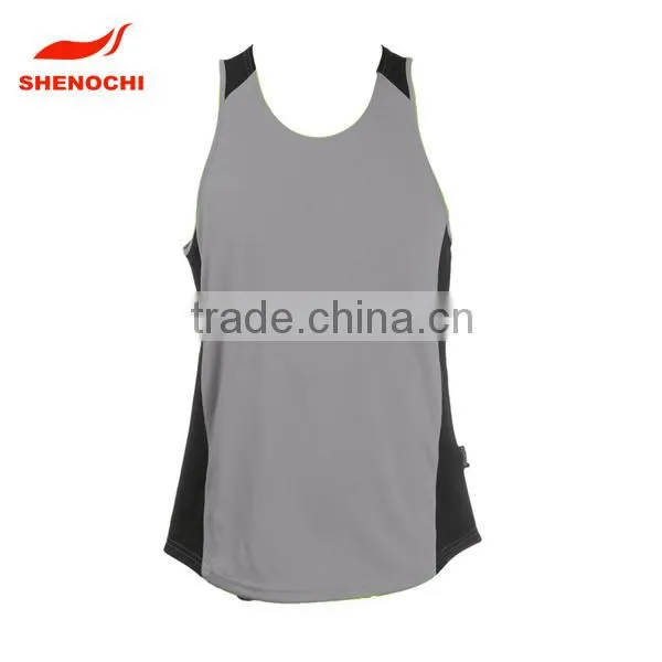 OEM cheap high quality running singlet, running wear/vest/shirt