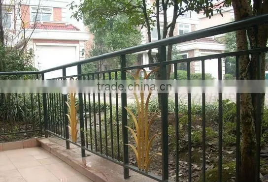 2015 Top-selling outdoor artistic iron gate fence