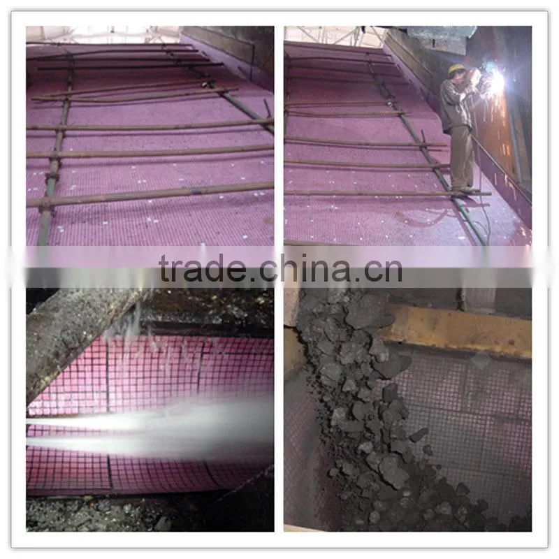 Mining chute ceramic rubber liner (302*302*63mm)