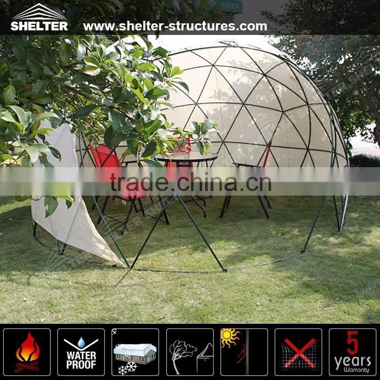 6m Diameter Small Geodesic Dome Marquee Tent For Home Party Reception