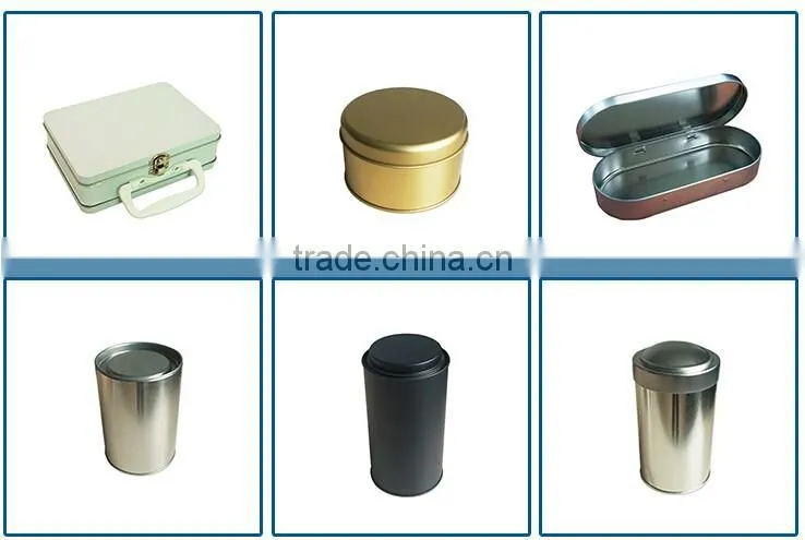 heart shaped small metal tin can box for wedding gift packing