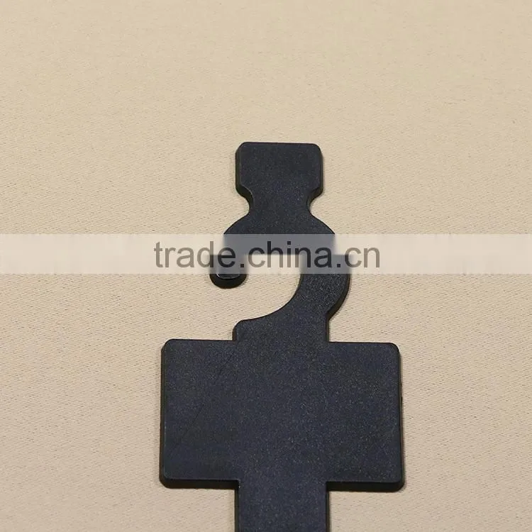 Professionable plastic black number tag for clothes display