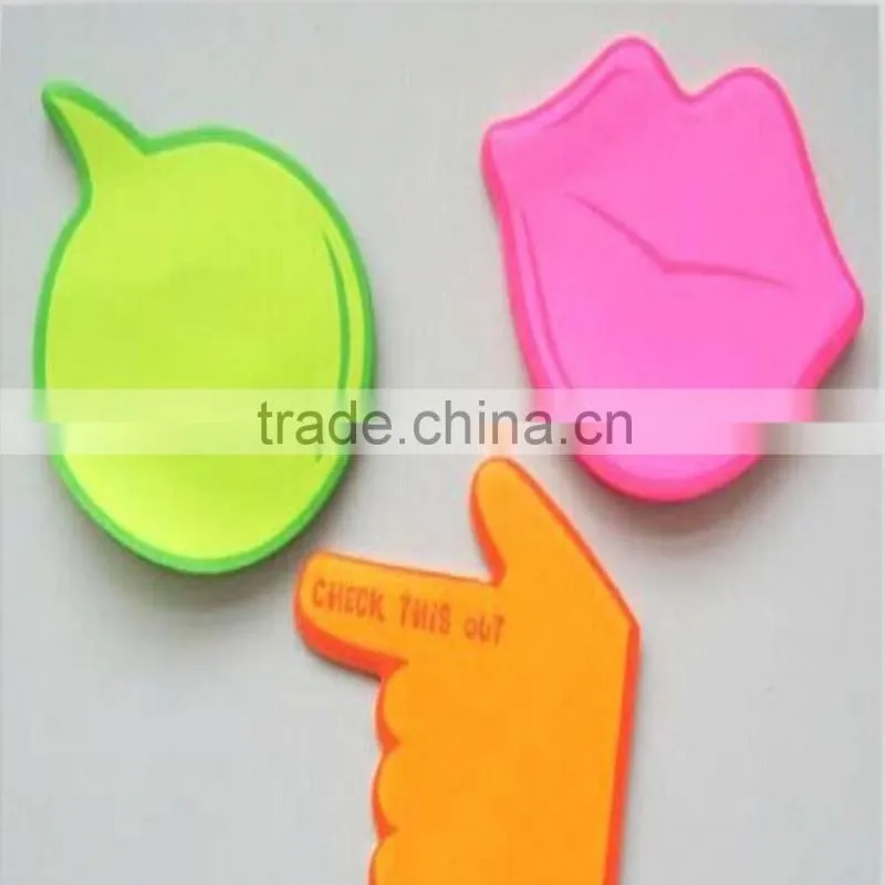 Hot sale face memo pad/funny memo pad