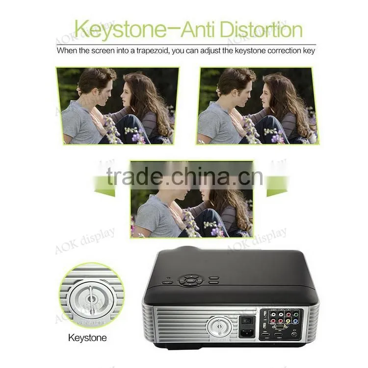 HD 1080p Home Office LED Projector LCD Multimedia Video System 4200 Lumens For Home Cinema Theater Games Education Business
