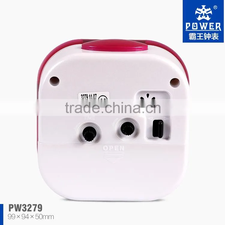 High Quality Plastic Snooze Alarm Clocks By Using Environmental Friendly Protect Raw Material With Alarm Clocks With Lights