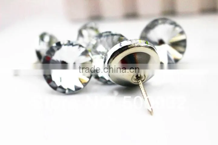 crystal sofa button with nail
