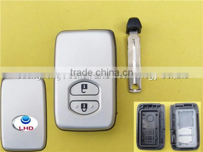 Excellent quality Toyota 2 buttons smart key remote cover blank