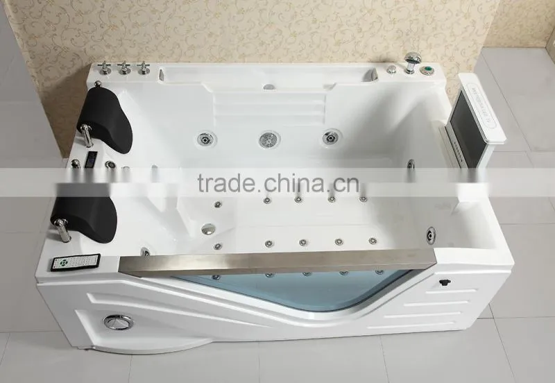 Q325 carylic whirlpool cheap hydro massage bathtub for fat people