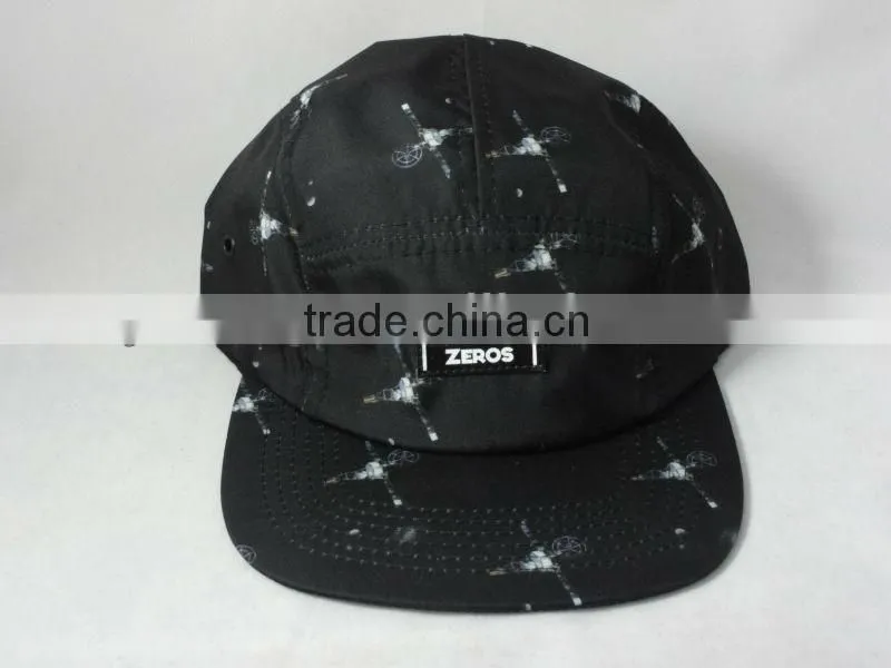 Custom dye sublimation 5 panel hats