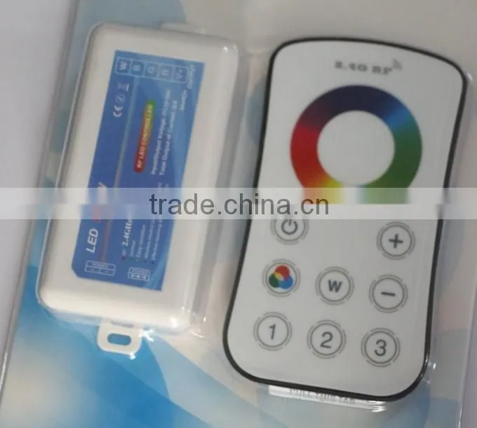 2.4G Wireless 3 Zone RGBW LED Controller Dimmable Touch Remote