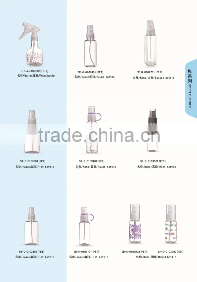 250ml Empty Waist Shaped Plastic Water Pump Bottle liquid Refillable Bottles Container cosmetic use