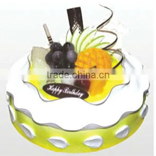 Beautiful Plastic Emulational Birthday Cake Simulation Birhtday Cake For decoration/Ornament cake