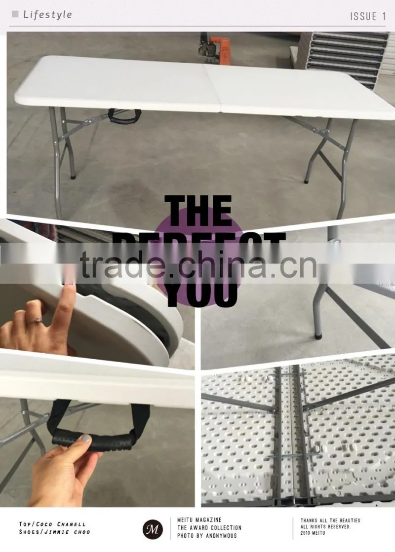 180X74cm Plastic folding table