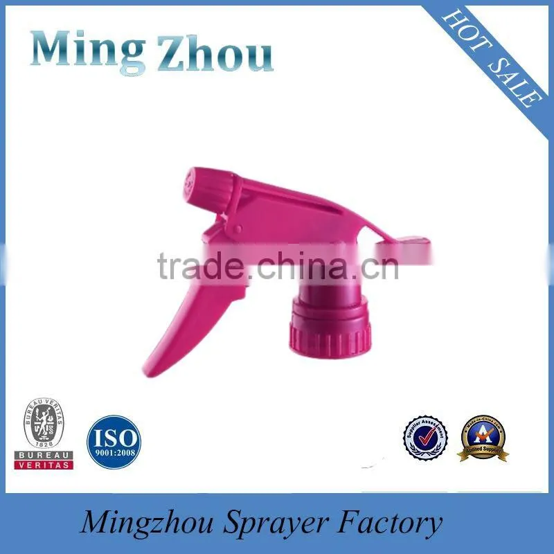 MZ longer and stronger arm design closure plastic cleaning colorful trigger sprayers