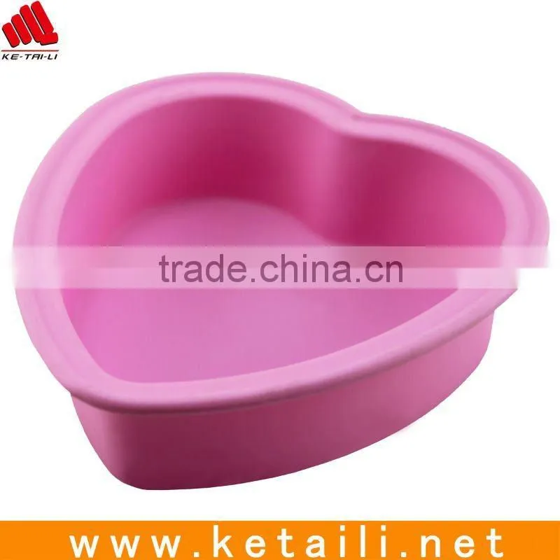 Heart-shape Silicone bakeware, silicone