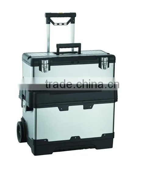 High grade 2 layer Stainless Steel Tool Box