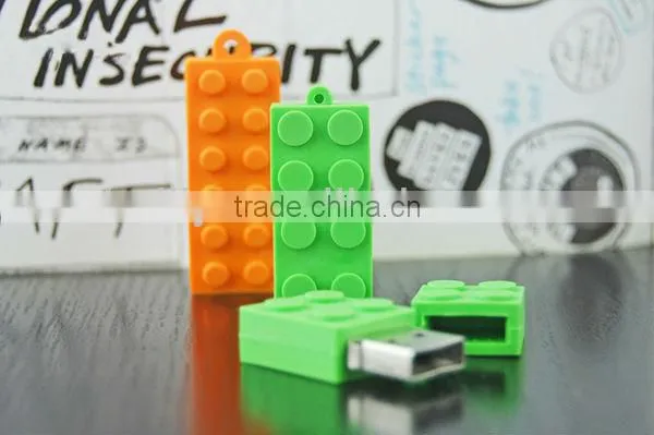 Hottest !!! the building block design silicone USB cover