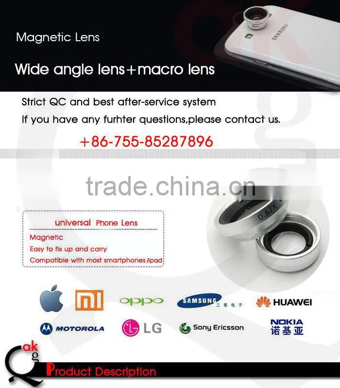 mobile phone accessories factory in china wideangle lens for samsung s4 iphone 6 macro lens