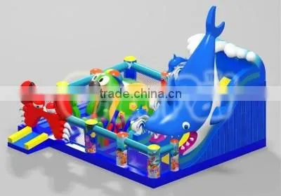 Giant laser tag inflatable water obstacle course/inflatable delphinus delphis/inflatable paintball obstacle