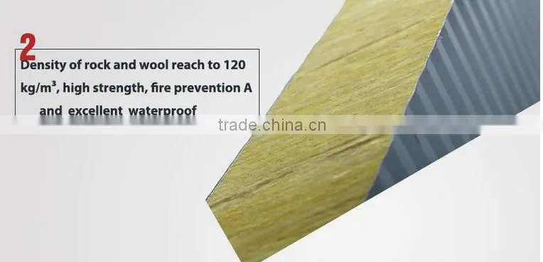 manufacturer of cheap good quality rock wool sandwich wall panel price