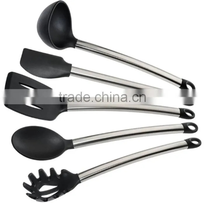 Safe kitchen ware silicon rubber kitchen utensil sets spoon turner ladle kitchenware silicon kitchen utensils cooking set