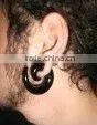 Acrylic Ear Horn Spiral, Ear expander,body jewelry