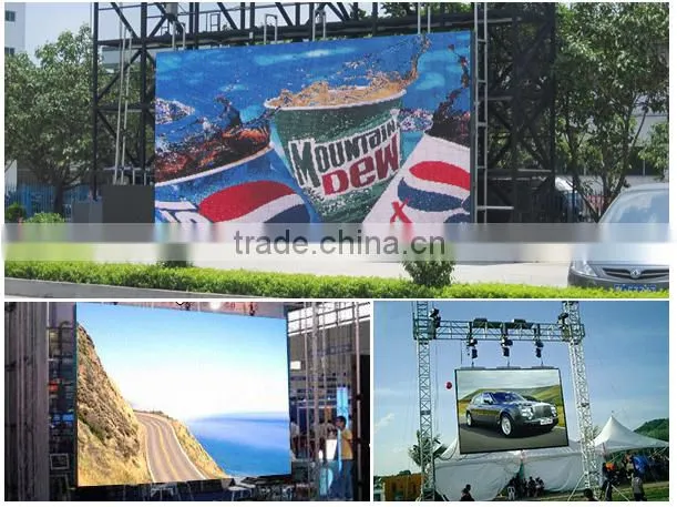 Outdoor / indoor Mobile Commercial LED Panel Screen Display Advertising Billboard Trailer