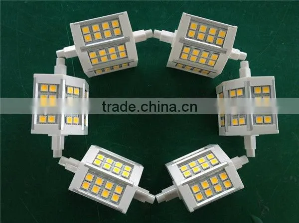 Led Manufactory R7S Led 5050 5W 200degree 85-265V AC 440lm CE RoHS