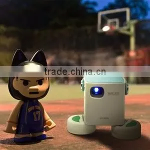 iCODIS M100 Projector, DLP Pico Home Theater, WIFI Wireless Connectivity,1.7" Portable Size & 120" Display, 30,000 Hour LED