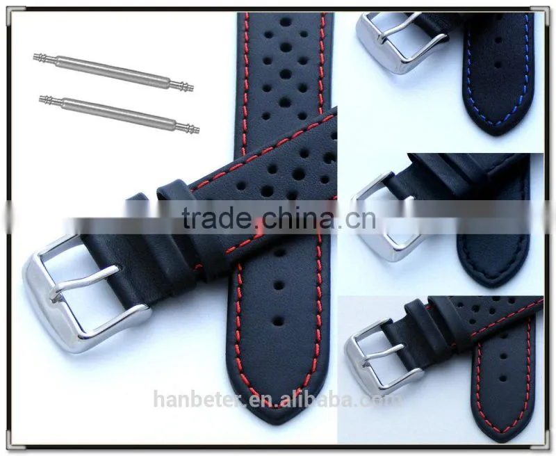CE&RoHS Standard and Factory Supply Directly 2015 leather watch strap with buckle