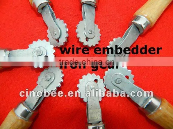 Beekeeping tool--wire embedder