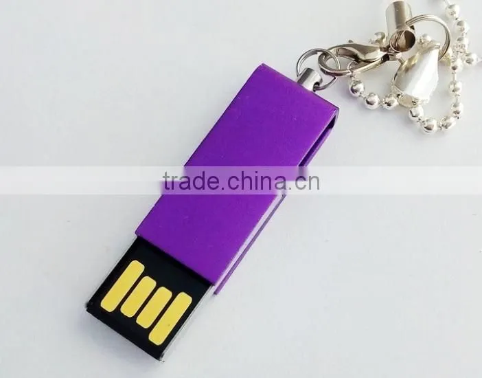 Metal spinning flash drive, Rotating clip u disk