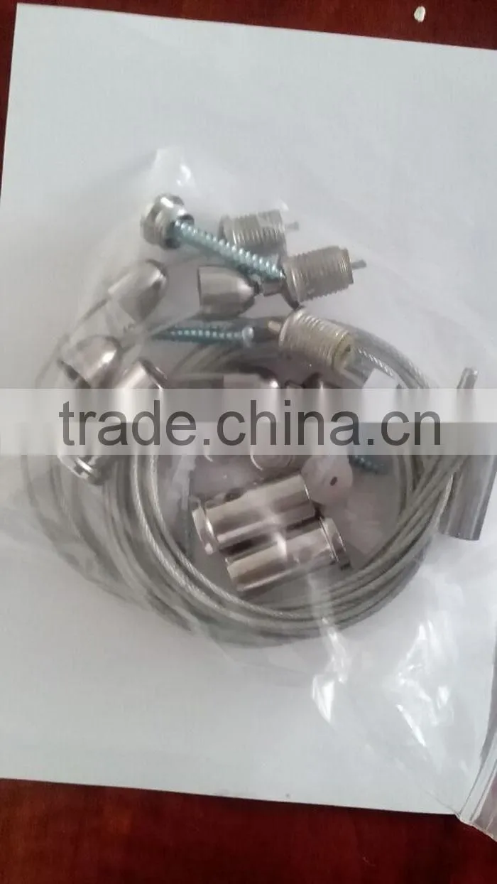 Flexible Steel Rope Ceiling Light Fixture led Lifting rope